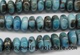 CYQ67 15.5 inches 5*10mm rondelle dyed pyrite quartz beads wholesale