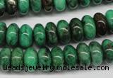 CYQ80 15.5 inches 6*12mm rondelle dyed pyrite quartz beads wholesale