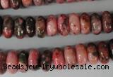 CYQ82 15.5 inches 6*12mm rondelle dyed pyrite quartz beads wholesale