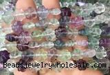 FGBS296 15 inches 10mm carved flower fluorite gemstone beads