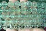 FLBS22 15 inches 10mm round green fluorite beads wholesale