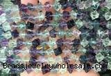 FLBS60 15 inches 6*6mm carved cross flower fluorite gemstone beads wholesale FLBS60 15 inches 6*6mm carved cross flower fluorite gemstone beads wholesale