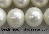FWP103 15 inches 9mm - 10mm potato white freshwater pearl strands FWP103 15 inches 9mm - 10mm potato white freshwater pearl strands