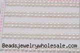FWP451 half-drilled 3.5-4mm bread freshwater pearl beads
