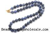 GMN7823 18 - 36 inches 8mm, 10mm round sodalite beaded necklaces