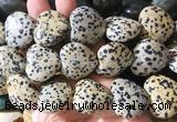 HGBS145 15 inches 28mm heart dalmatian jasper gemstone beads wholesale HGBS145 15 inches 28mm heart dalmatian jasper gemstone beads wholesale