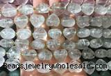 HGBS147 15 inches 15mm heart green quartz gemstone beads wholesale HGBS147 15 inches 15mm heart green quartz gemstone beads wholesale