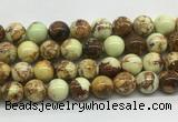 LEBS04 15 inches 10mm round lemon turquoise beads wholesale