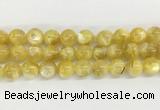 LPBS15 15 inches 12mm round yellow Lepidolite beads wholesale