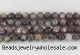 LPBS19 15 inches 10mm round natural purple Lepidolite beads wholesale