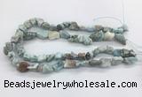 LRBS03 15 inches 10*14mm - 15*20mm nuggets larimar gemstone beads