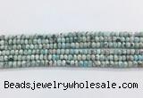 LRBS08 15 inches 4*6mm rondelle larimar gemstone beads wholesale