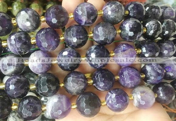 LSBS06 15 inches 16mm faceted round amethyst beads wholesale