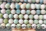 LSBS1000 15 inches 14mm round morganite gemstone beads wholesale