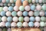 LSBS1001 15 inches 16mm round morganite gemstone beads wholesale