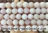 LSBS1003 15 inches 16mm round morganite gemstone beads wholesale LSBS1003 15 inches 16mm round morganite gemstone beads wholesale