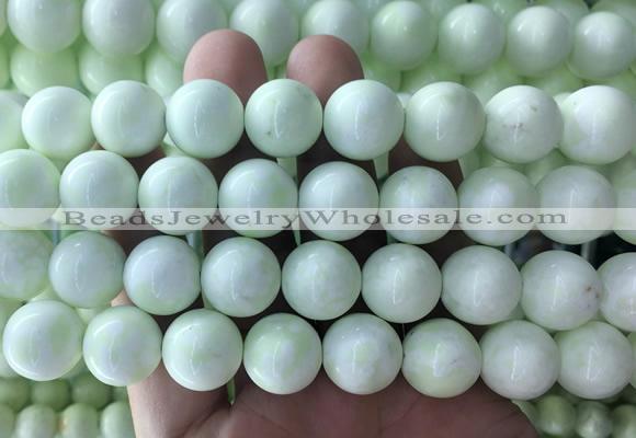 LSBS1009 15 inches 16mm round lemon turquoise gemstone beads wholesale