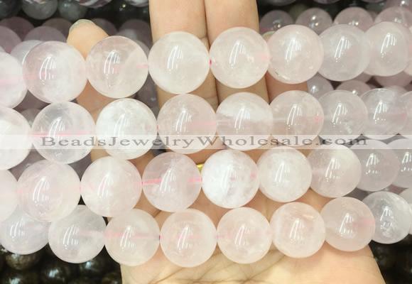 LSBS112 15 inches 16mm round rose quartz gemstone beads wholesale