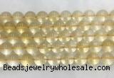 LSBS158 15 inches 16mm round citrine gemstone beads wholesale