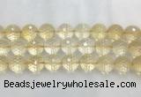 LSBS160 15 inches 18mm faceted round citrine gemstone beads wholesale