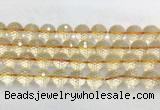 LSBS162 15 inches 16mm faceted round citrine gemstone beads wholesale LSBS162 15 inches 16mm faceted round citrine gemstone beads wholesale