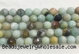 LSBS169 15 inches 16mm faceted round amazonite gemstone beads wholesale LSBS169 15 inches 16mm faceted round amazonite gemstone beads wholesale