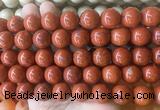 LSBS193 15 inches 16mm round red jasper gemstone beads wholesale
