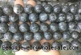 LSBS206 15 inches 16mm round black labradorite gemstone beads wholesale