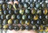 LSBS207 15 inches 16mm round yellow blue tiger eye gemstone beads wholesale LSBS207 15 inches 16mm round yellow blue tiger eye gemstone beads wholesale