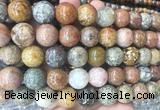 LSBS227 15 inches 16mm round ocean jasper gemstone beads wholesale