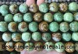 LSBS247 15 inches 16mm round green opal gemstone beads wholesale LSBS247 15 inches 16mm round green opal gemstone beads wholesale