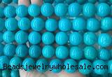 LSBS267 15 inches 16mm round blue howlite turquoise gemstone beads wholesale LSBS267 15 inches 16mm round blue howlite turquoise gemstone beads wholesale