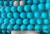 LSBS268 15 inches 18mm round blue howlite turquoise gemstone beads wholesale