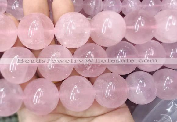 LSBS30 15 inches 23mm - 24mm round rose quartz gemstone beads wholesale