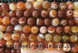 LSBS300 15 inches 14mm round banded agate gemstone beads wholesale LSBS300 15 inches 14mm round banded agate gemstone beads wholesale