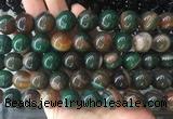 LSBS305 15 inches 16mm round banded agate gemstone beads wholesale LSBS305 15 inches 16mm round banded agate gemstone beads wholesale