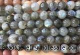 LSBS308 15 inches 15mm round labradorite gemstone beads wholesale