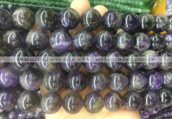 LSBS31 15 inches 16mm round amethyst gemstone beads wholesale