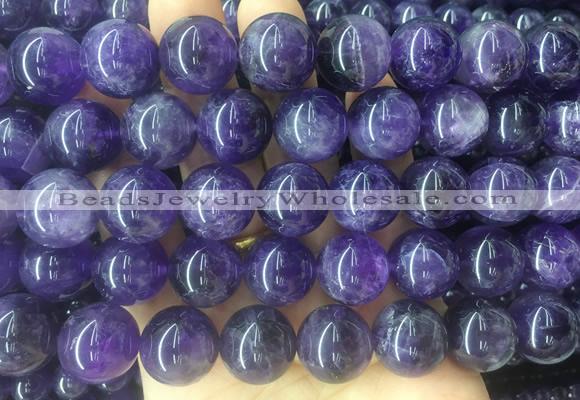 LSBS32 15 inches 16mm round amethyst gemstone beads wholesale