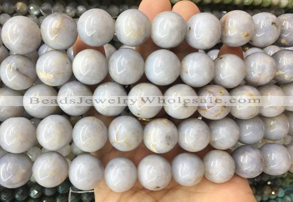 LSBS358 15 inches 16mm round blue angel skin gemstone beads wholesale