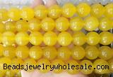 LSBS360 15 inches 16mm round yellow agate gemstone beads wholesale