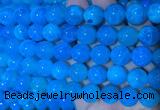 LSBS387 15 inches 14mm round dragon veins agate gemstone beads wholesale