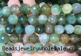 LSBS395 15 inches 14mm faceted round dragon veins agate gemstone beads wholesale LSBS395 15 inches 14mm faceted round dragon veins agate gemstone beads wholesale