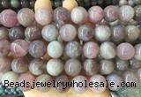 LSBS405 15 inches 16mm round madagascar rose quartz gemstone beads wholesale