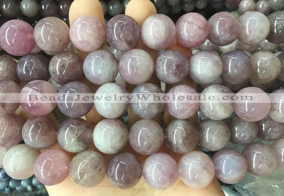 LSBS405 15 inches 16mm round madagascar rose quartz gemstone beads wholesale