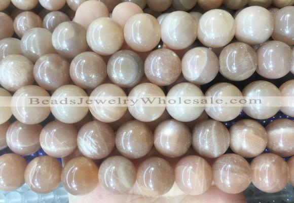 LSBS41 15 inches 16mm round moonstone gemstone beads wholesale