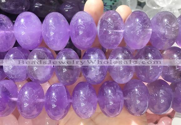 LSBS415 15 inches 20*28mm - 22*30mm rondelle lavender amethyst beads wholesale