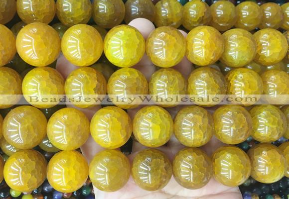 LSBS428 15 inches 20mm round agate gemstone beads wholesale