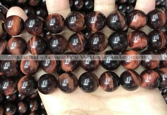 LSBS44 15 inches 16mm round red tiger eye gemstone beads wholesale