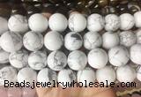 LSBS465 15 inches 18mm round white howlite gemstone beads wholesale LSBS465 15 inches 18mm round white howlite gemstone beads wholesale